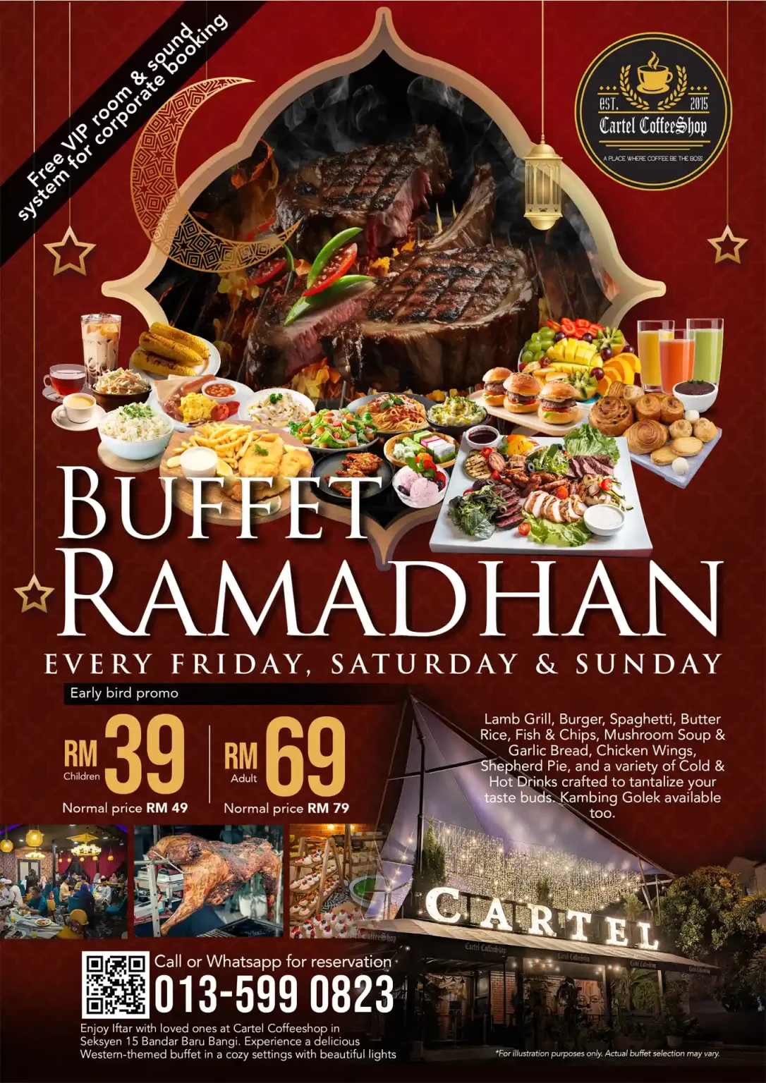 ramadhan buffet poster 2025